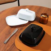 Ceramic Butter Dish With Lid, Keeps And Fresh, Durable Butter Tray For Daily Home Use, Dishwasher And Refrigerator , Kitchen Home Gift - View 10
