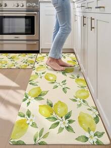 1pc Minimalist Vintage Plaid Pattern Long Kitchen Rug, TPR Backing Non-Slip Area Rug, Suitable For Bathroom, Indoor, Hallway, Bedroom, Living Room, Bedside, Machine Washable Easy To Clean Entryway Mat, Pet Friendly - Multicolor - View 5