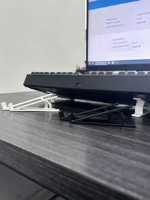 2pcs/Pair Ergonomic Keyboard Riser, Non-Slip Universal Stand, Effortless Typing, Reduced Wrist Fatigue, Non-Slip Stable, Highly Adaptable. Minimalist And Versatile. - Multicolor - View 5