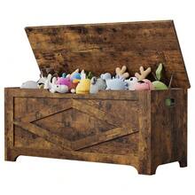 Storage Benches - Brown - View 1