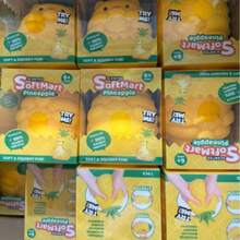 Squishy Best-Selling Giant TPR Big Pineapple Squeeze Toy That Simulates Big Grapes, Big Bananas And Big Peaches With Slow Rebound Effect For Stress Relief. - Multicolor - View 4