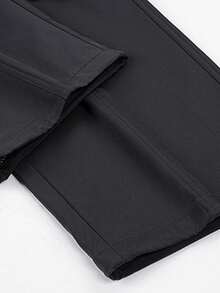 Men's Casual Fashion Cargo Pants Outdoor Sports Multi-Pocket Straight Leg Long Pants - Black - View 6