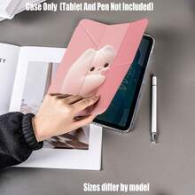 Y-Fold High Transparency Acrylic Tablet Protective Case With Pen Slot. Y-Fold High Transparency Acrylic Model, Tablet Protective Case Features: Y-Shaped Tri-Fold Stand Design, Smart Sleep/Wake, Full Coverage Protection, Skin-Friendly Frame Material, Air Cushion Anti-Drop Frame, Multi-Angle Stand, Transparent Acrylic Backplate, Built-In Pen Slot, Precise Cutouts, Lightweight And Portable. Compatible With IPad Mini4/5 (7.9 Inch), Mini6/7 (8.3 Inch); Air1/2/3, IPad5/6/8 (9.7 Inch); IPad2019-2021, Pro10.5 - Figure 3 - View 3
