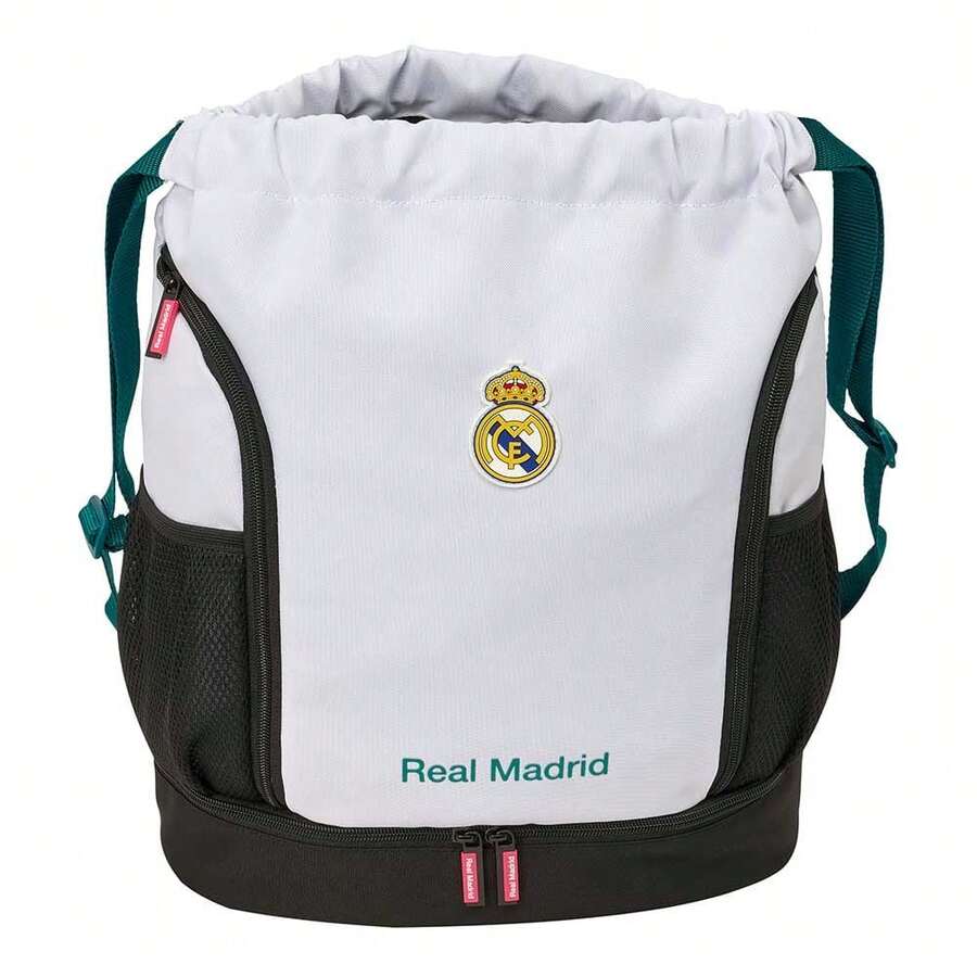 Real Madrid 皇家馬德里 26/27 賽季運動背包,底部隔層配有雙向拉鍊,內設口袋,尺寸為 34x15x43 厘米 - 背包袋 - 查看 1