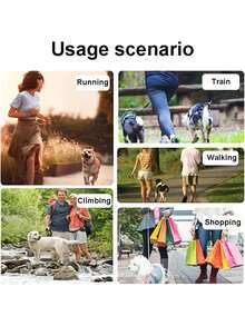 3 Meters/5m Retractable Pet Leash, Easy To Store And Manage, Durable Nylon Rope Style Leash, Suitable For Small And Medium Dogs - Multicolor - View 7