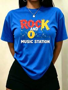 Women T-Shirts - 藍色 - 查看 1