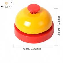 4 Random Color Hand Bells For Cat And Dog Training, No Battery Required, Suitable For Games And Resolving Household Disputes, Applicable For Home, Kitchen And Front Desk. - 4 Pieces In Random Colors - View 8