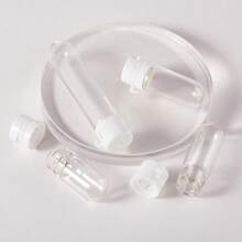 1pc/5pcs 1.5ml/2ml/3ml/5ml Travel Glass Bottles With White Screw Caps - Leak-Proof Reusable Refillable Containers, Suitable For Shampoo, Conditioner, Lotion - Minimalist Design Portable Cosmetic Storage Bottles, Shampoo Travel Bottles - View 8