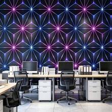 1 Roll Colorful Geometric Self-Adhesive Wallpaper, Suitable For Home Decor. Can Be Used For Kitchen Cabinets, Tables And Chairs, Room Background, Home Renovation, DIY, Waterproof And Stain-Resistant. - Geometry - View 2