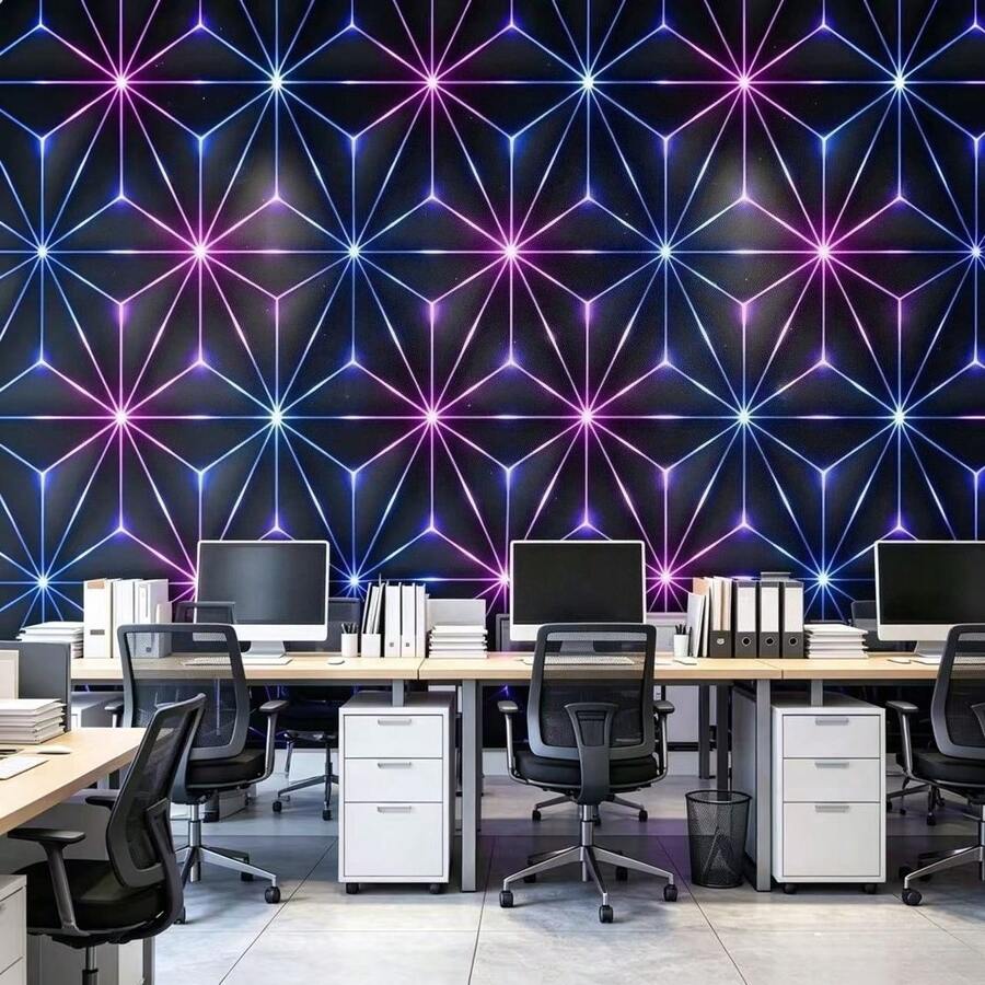 1 Roll Colorful Geometric Self-Adhesive Wallpaper, Suitable For Home Decor. Can Be Used For Kitchen Cabinets, Tables And Chairs, Room Background, Home Renovation, DIY, Waterproof And Stain-Resistant.