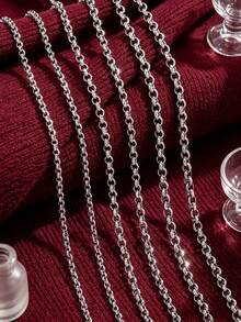 1 Meter Stainless Steel 18K Gold-Plated 2/2.5/3mm Breloque Round Pearl Chain Necklace Bracelet DIY Jewelry Making Supplies - Chain - View 5