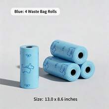 Multi-Color Scented Pet Poop Bags Rolls, Tear Resistant Leakproof Dog Waste Bags With Lovely Cartoon Puppy Pattern And Pet Waste Bags, Durable Dog Poop Bags For Daily Walking - View 13