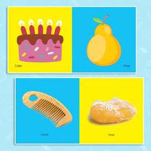 English Vocabulary Learning Flashcards, Early Recognition And Picture Word Practice Notebook, With Color And Shape Learning Pages - Card Learning - View 4