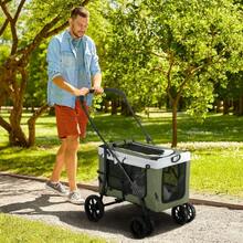 Pet Strollers - สีเขียวเข้ม + โพลีเอสเตอร์ - ดู 2