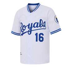 Men's #16 Bo Jackson Kansas City Royals 1989 White Embroidered Baseball Jersey, Baseball Fan Commemorative Gift - White - View 3