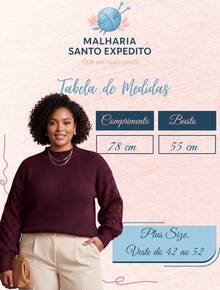 Plus Size Sweaters - Redwood - View 11