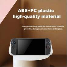 AOLION Switch 2 Soporte Portátil con Agarre - Mango Ergonómico Antideslizante, Funda con Soporte Todo en Uno Compatible con Consola Ninten-Do NS2 - Ver 6