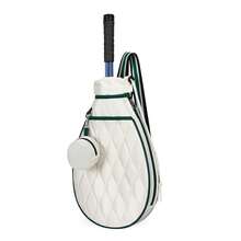 Tas Raket Tenis Putih Sporty Berbahan Kain Oxford Tahan Air, Tas Tote Selempang Satu Bahu, Dengan Kompartemen Raket Terpisah, Kantong Bola, dan Tali Bahu yang Dapat Diatur, Bagian Belakang yang Bernapas, Desain Multi-Kantong, Cocok untuk Aktivitas Kebugaran di Luar Ruangan - MultiWarna - View 13