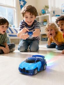 Children's Mini Watch-Style Remote Control Alloy Racing Car Toy, Sensory Toy, Montessori Toy, Game, Children's Racing Car, Boys Toy, Car, Toy, Toy Car, Car - 彩色 - 查看 2