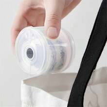 Dispenser Pita Washi Bulat Kreatif dengan Pemotong, Kotak Penyimpanan Pita Plastik Transparan, Alat Pemotong Alat Tulis untuk Scrapbooking, Pembuatan Perhiasan dan Kerajinan Tangan, Dispenser Pita Transparan Bulat Baru untuk Meja Kantor, Pemotong Pita Tempel untuk Mahasiswa Seni, Pemotong Kertas Tempel, Tersedia - A - View 4