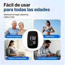 USB-C Rechargeable Digital Pulse Oximeter, Highly Accurate Finger Pulse - View 3