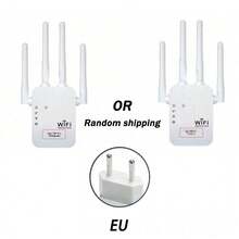 WiFi Extender Signal Booster For Home Office, 300Mbps WiFi Repeater 2.4GHz Dual Band Wireless Booster Long Range Covers Performance Home Cellular Repeater Amplifier - EU C Type Plug(220-240V) - View 10