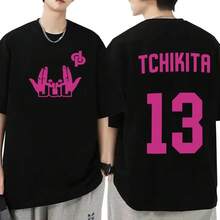 T-shirts imprimés mode du rappeur Jul pour hommes et femmes, t-shirt vintage à manches courtes en coton, coupe ample, style décontracté hip-hop esthétique - 2 - Voir 2