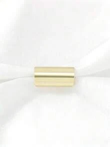 Minimalist Long Tube Geometric Ear Cuff - Unisex No-Piercing Polished Metal Ear Jewelry, Fashionable Ear Cartilage Clip, Perfect For Daily And Party Outfits, Ideal Holiday Gift - Multicolor - View 10