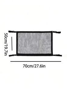 Car Ceiling Cargo Net Pocket With Zipper Large Capacity Camping Travel Car Hanging Pocket Adjustable Ceiling Storage Net For Long Trips Camping Picnic Car Accessories Traveling Outdoor Camping Travel Essentials Accessories - Multicolor - View 9
