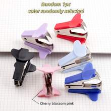 1pc Macaron Color Mini Staple Remover, Portable Office Staple Puller, Practical And Effort-Saving - Multiple Styles - View 6