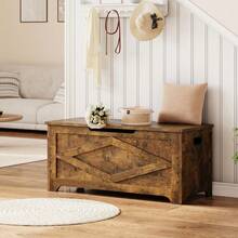 Storage Benches - Brown - View 4