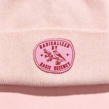 1pc Pink Embroidered Floral Bird Hot Melt Glue Patch Basic Etiquette Cloth Sticker - A - View 5
