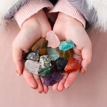 12pcs Crystal Stone Set, Suitable For Yoga, Meditation, Natural Crystal Stone Set, Best Gift For Birthday And Graduation - 12pcs - View 4