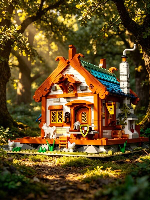 Medieval Architecture Building Block Set, Luxury Modular Building Toy For Adults 18+, Stress Relief And Anti-Anxiety Game, Satisfying Mini Modular Model, Perfect Birthday Gift For Men, Creative Couple Activity And Puzzle Game, Unique Bedroom Decor And Personalized Gift, Decorative Style Model With Custom Stickers, Ideal Gift To Reduce Irritability And Stress, One-Of-A-Kind Adult Stress Relief Toy, Suitable For Birthday Decoration And Creative Activities
