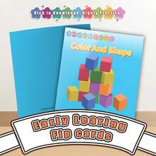 English Vocabulary Learning Flashcards, Early Recognition And Picture Word Practice Notebook, With Color And Shape Learning Pages - Card Learning - View 14