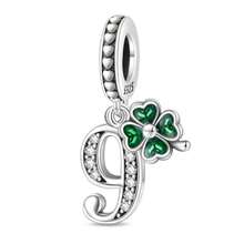 Vectoflux 1pc Minimalist Style S925 Sterling Silver Hypoallergenic Lucky Angel Number Pendant, Suitable For Original Bracelet, Women's DIY Jewelry Making, Birthday Gift - Green - View 20