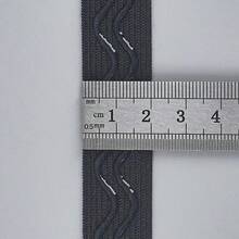 1/3/5/10m Elastic Non-Slip Woven Ribbon, Used For Belts, Clothing, Wavy Silicone Ribbon DIY Garment Sewing Accessories - C-Dark green - View 12