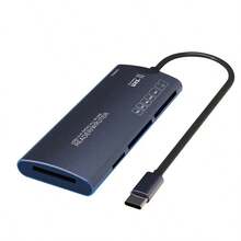 KZ 6-In-1 USB 2.0 Multi-Function Card Reader SD/TF/XD/CF/M2 Memory Card Adapter For Camera And Computer, High-Speed Data Transfer - View 8
