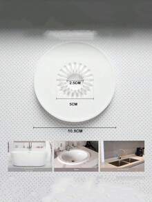 1個通用型2合1廚房水槽排水塞，附高品質矽膠濾網，防堵塞彈跳式排水塞，適用浴缸、淋浴間與水槽的毛髮收集濾網，易拆卸清洗 - 彩色 - 查看 4