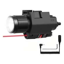 Tactical Laser Pointer Lamp Airsoft Paintball Accessory With Rechargeable Batteries And Tailpiece - Black - View 7