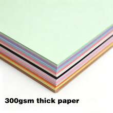 RIMEMO A5/A6 300GSM Colored Cardstock Paper, 120 Sheets, 12 Colors, Heavyweight Craft Paper For DIY Crafts, Card Making & Scrapbooking - I - View 5