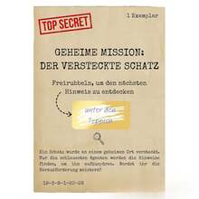 Secret Mission Treasure Hunt Scratch-Off Cards, Party Invitation Cards, Agent Theme Treasure Clue Cards With Scratch-Off Stickers To Reveal Hidden Locations, Suitable For Theme Parties, Adventure Card Party Interactive Props - Multicolor - View 6