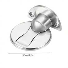 2/1pc Invisible Magnetic Door Stopper, No Drilling Required, Dual-Use Door Stopper, Strong Magnetic Suction, Suitable For 5.5mm-9mm Door Gap. Multi-Functional, Portable Safety Door Stopper For Home Decor, Room Decor, Bedroom Decor, Bathroom Decor In Autumn And Winter. Can Be Used For Halloween, Christmas On-Site Door And Window Installation To Reduce Safety Hazards. - Multiple Styles - View 5
