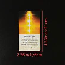 Hailing Power Oracle Cards, 54 English Cards, With Keyword Explanations On Card Faces, Suitable For Beginners, Christmas, Birthday, Gift, Divination Card Game - Multicolor - View 3