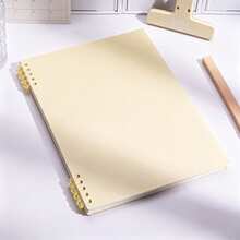 A4 Morandi Macaron Color Loose-Leaf Notebook, Detachable And Replaceable Refill, Comfortable Non-Scratch Hand-Rolled Notebook, Cute Aesthetic Writing Notebook, Suitable For Teenagers, Middle School Students, School, Office, Daily Planning And Notes - Multicolor - View 7