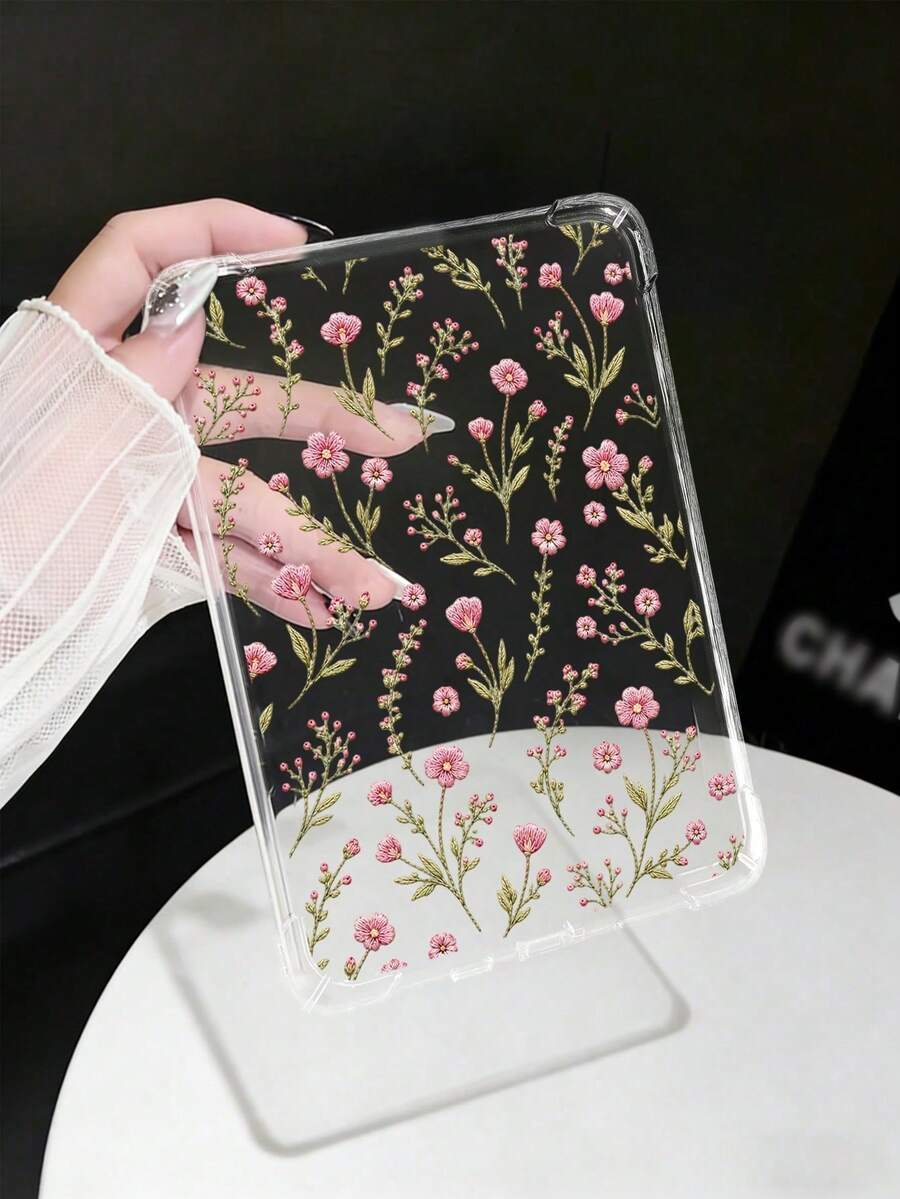 Colorful Floral Element Fashion Kindle Protective Case, Ins Style Line Flower & Leaf Pattern, Anti-Slip Protective Cover, Compatible With Kindle 11th Gen 2024/Kindle Paperwhite 12th Gen 2024/Kindle Colorsoft Signature Edition, Clara Colour/Bw/2E, Waterproof, Shockproof, Anti-Fall, Anti-Scratch, Spring Gift, Birthday Gift