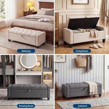 Storage Benches - Grey - View 2