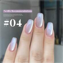 MIANEL GEL 10ml Esmalte em Gel para Unhas Angela Cat Eye Summer Blue 2026, Efeito Brilhante de Contas de Vidro Branco Cristal Jade Clareador, Série Multicolorida, para Salão de Unhas e Uso Doméstico DIY - Multicolorido - Visão 13