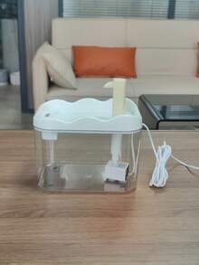 Air Mancur Minum Hewan Peliharaan 1,5L, Dispenser Air Kucing, Penyaringan Kotoran Otomatis, Pengoperasian Tenang, Cocok untuk Kucing dan Anjing Kecil dan Sedang, Air Mancur Minum Hewan Peliharaan USB, Adaptor Tidak Termasuk - 1,5 liter - View 15