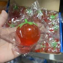 1個可愛仿真水果紓壓玩具，黏性柔軟水性凝膠捏捏玩具，回彈良好，適合釋壓發洩 - 彩色 - 查看 2